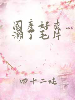 国产好爽…又高潮了毛片