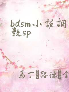 bdsm小说调教sp