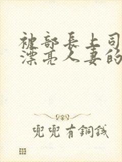 被部长上司侵犯漂亮人妻的剧情