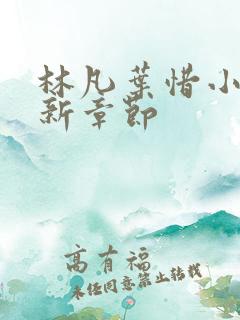 林凡叶惜小说最新章节