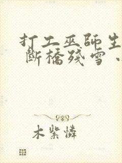 打工巫师生活录 断桥残雪 小说