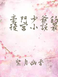 豪门少爷的极品后宫小说最新章节更