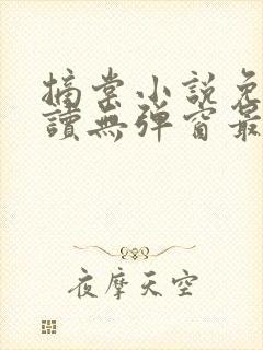 摘棠小说免费阅读无弹窗最新章节