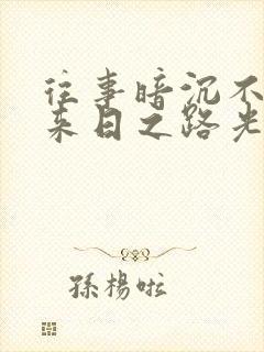 往事暗沉不可追来日之路光明灿烂