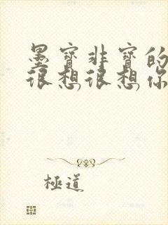 墨宝非宝的小说很想很想你