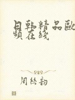 日韩精品欧美视频在线