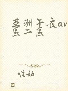 亚洲午夜av一区二区