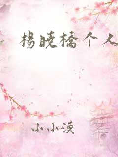 杨晓桥个人简介