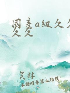 国产a级久久久久久