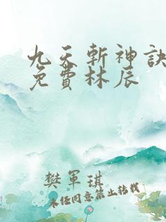九天斩神诀小说免费林辰