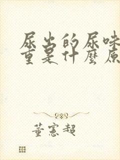 尿出的尿味道很重是什么原因