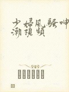 少妇风骚呻吟高潮视频