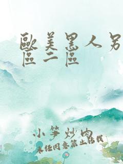 欧美黑人另类一区二区