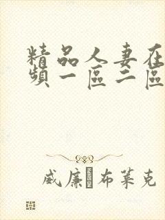 精品人妻在线视频一区二区