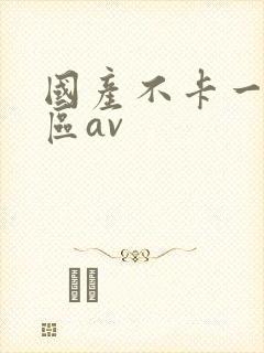 国产不卡一区二区av