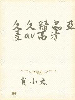 久久精品亚洲国产av高清