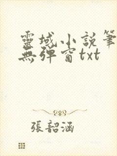 灵域小说笔趣阁无弹窗txt