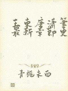 王东唐潇笔趣阁最新章节更新情况