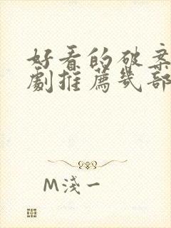 好看的破案电视剧推荐几部