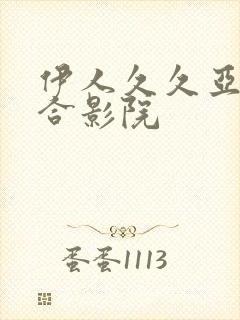 伊人久久亚洲综合影院