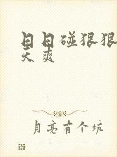 日日碰狠狠舔天天爽