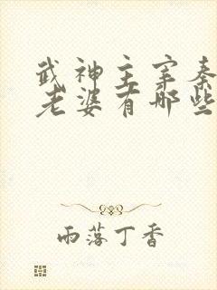 武神主宰秦尘的老婆有哪些