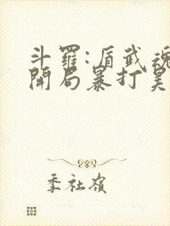 斗罗:盾武魂,开局暴打昊天锤