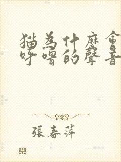 猫为什么会呼噜呼噜的声音呢