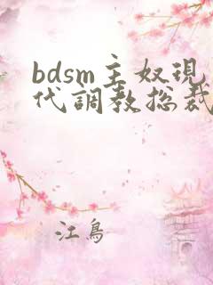 bdsm主奴现代调教总裁文