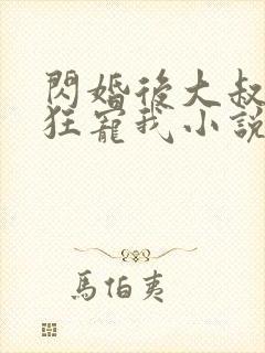 闪婚后大叔每天狂宠我小说免费阅读