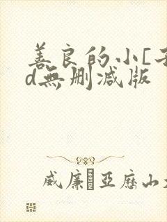 善良的小[子hd无删减版