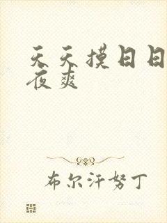 天天摸日日摸夜夜爽