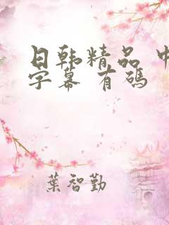 日韩精品 中文字幕 有码