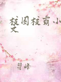 校园校霸小说甜文