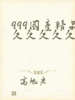 999国产精品久久久久久