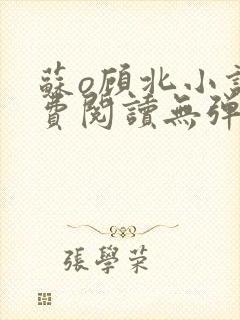 苏o顾北小说免费阅读无弹窗