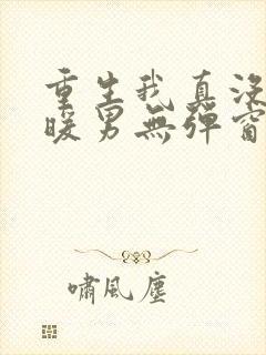 重生我真没想当暖男无弹窗