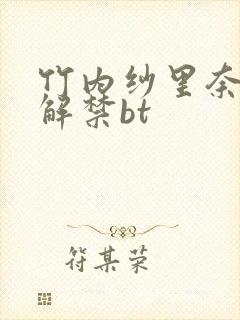 竹内纱里奈黑人解禁bt