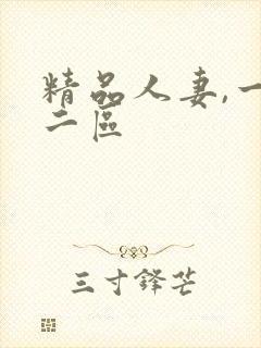 精品人妻,一区二区