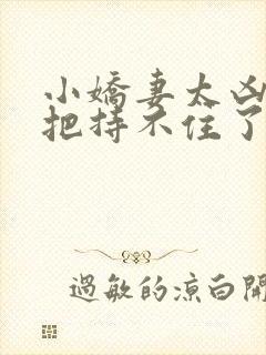 小娇妻太凶陆爷把持不住了短剧