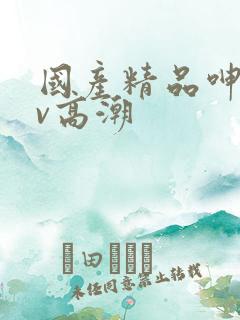 国产精品呻吟av高潮