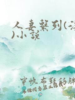 人妻系列(淫篇)小说