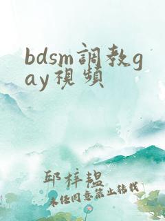 bdsm调教gay视频