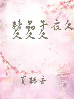精品午夜久久久久久久