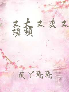 又大又爽又黄的视频