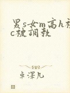 男s女m高h被c被调教