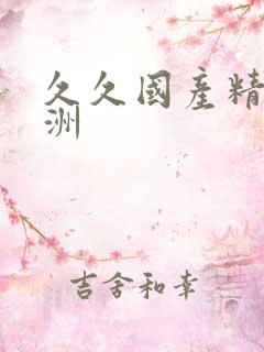 久久国产精品亚洲