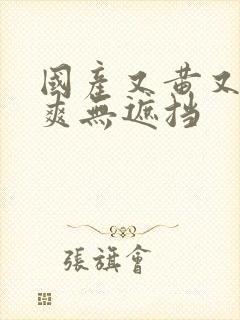 国产又黄又粗又爽无遮挡