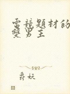 电竞题材的小说双男主