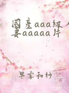 国产aaa级人妻aaaaa片